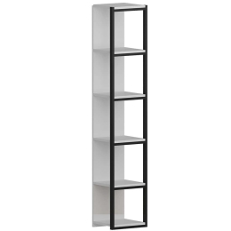Βιβλιοθήκη Texas 875ZNA3611 33,7x29,5x180cm Black-White