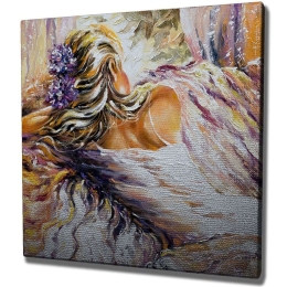 Πίνακας Καμβάς 265VGA1313 45x45cm Multi Wallity Τετράγωνοι Ξύλο, Καμβάς