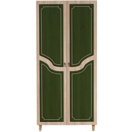Ντουλάπα Δίφυλλη Stil 869VEL4239 90x52x192cm Oak-Green Δίφυλλη