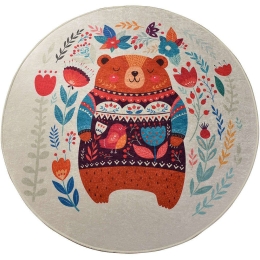 Χαλί Sweet Bear Multi Conceptum Hypnose 140X140cm Round