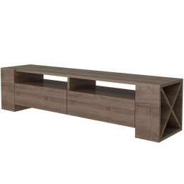 Έπιπλο Τηλεόρασης Sosruko 875ZNA3033 155x35x35cm Walnut