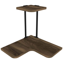 Ραφιέρα Τοίχου Agora 804TRH1609 38,5x38,5x33,8cm Walnut-Black