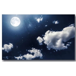 Πίνακας Καμβάς Με Φως Led Nasa 254LED4340 70x45cm Multi Wallity Οριζόντιοι Ξύλο, Καμβάς