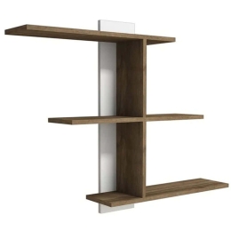 Ραφιέρα Τοίχου Bahro 835PUQ1639 111x19,6x90cm Walnut