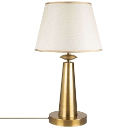 Φωτιστικό Επιτραπέζιο Pardo 892OPV1101 Φ30x55cm E27 40W Gold-Beige Opviq