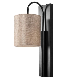 Φωτιστικό Τοίχου - Απλίκα Baston 892OPV1216 14x20x42cm 1xE27 40W Black-Honey Opviq