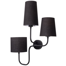 Φωτιστικό Τοίχου - Απλίκα Catal 892OPV1222 50x20x57cm 3xE27 40W Black Opviq