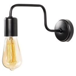 Φωτιστικό Τοίχου - Απλίκα Denge 892OPV1229 4x28x11cm E27 40W Black Opviq
