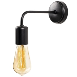 Φωτιστικό Τοίχου - Απλίκα Denge 892OPV1230 8x20x15cm E27 40W Black Opviq