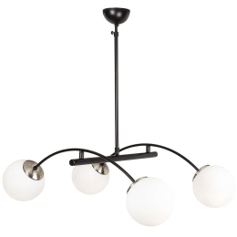 Φωτιστικό Οροφής Hilal 892OPV1441 85x80x90cm 4xE27 40W Black-White Opviq