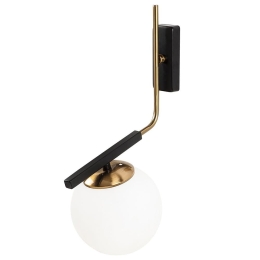 Φωτιστικό Τοίχου - Απλίκα Yildiz 892OPV1240 18x28x40cm 1xE27 40W Gold-Black Opviq