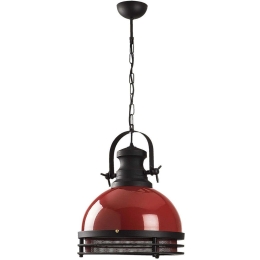 Φωτιστικό Οροφής Saglam 892OPV1575 Φ32x144cm 1xE27 40W Red-Black Opviq