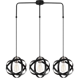 Φωτιστικό Οροφής Gezegen 892OPV1611 89x25x100cm 3xE27 40W Black Opviq