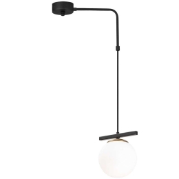 Φωτιστικό Οροφής Uzum 892OPV1614 37x15x100cm 1xE27 40W Black-White Opviq