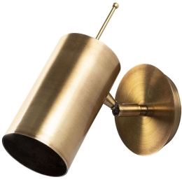 Φωτιστικό Τοίχου - Απλίκα Kem 892OPV1298 9x22x23cm E27 40W Gold Opviq