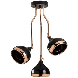 Φωτιστικό Οροφής Yildo 892OPV1763 50x50x75cm 3xE27 40W Black-Copper Opviq