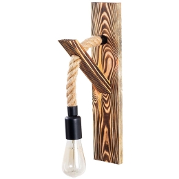 Φωτιστικό Τοίχου - Απλίκα Erebos 521SHN2129 9x17x45cm 1xE27 40W Natural Opviq