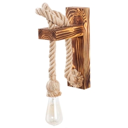 Φωτιστικό Τοίχου - Απλίκα Erebos 521SHN2133 8,5x18x30cm 1xE27 40W Natural Opviq