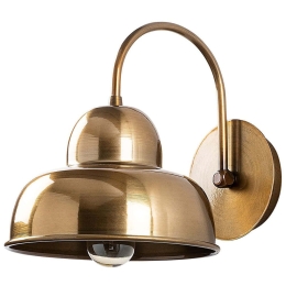 Φωτιστικό Τοίχου - Απλίκα Berceste 521SHN2141 20x27x24cm 1xE27 40W Gold Opviq