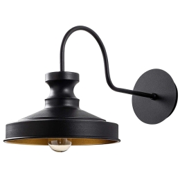 Φωτιστικό Τοίχου - Απλίκα Berceste 521SHN2145 22x42x23cm 1xE27 40W Black Opviq