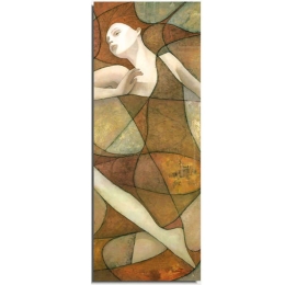 Πίνακας Καμβάς 265VGA1439 30x80cm Multi Wallity Κάθετοι Ξύλο, Καμβάς