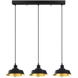 Φωτιστικό Οροφής - Ράγα Berceste 521SHN3271 72x22x107cm 3xE27 40W Black Opviq