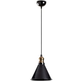 Φωτιστικό Οροφής Berceste 521SHN3379 Φ19x117cm 1xE27 40W Black-Gold Opviq