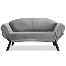 Καναπές - Κρεβάτι Διθέσιος Genzo 859FTN1223 177x75x87cm Grey