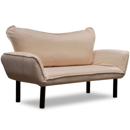 Καναπές - Κρεβάτι Διθέσιος Chatto 859FTN1228 140x65x70cm Cream