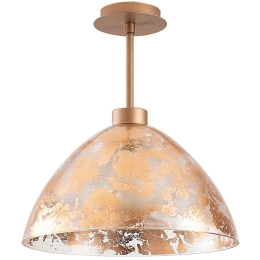 Φωτιστικό Οροφής Bergama 525NOR1128 Φ34x37cm E27 40W Copper Opviq