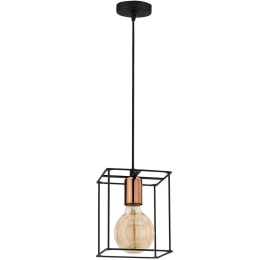 Φωτιστικό Οροφής Selimiye 525NOR1540 Φ15x109cm 1xE27 40W Black-Copper Opviq