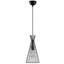 Φωτιστικό Οροφής Mezopotamya 525NOR1599 Φ20x136cm 1xE27 40W Black Opviq