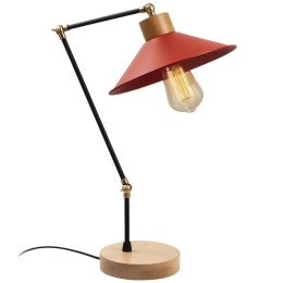 Φωτιστικό Επιτραπέζιο Manavgat 525NOR2126 Φ24x52cm E27 40W Multi-Red Opviq