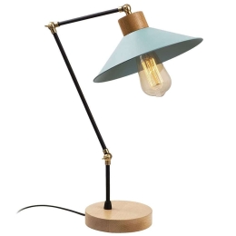Φωτιστικό Επιτραπέζιο Manavgat 525NOR2127 Φ24x52cm E27 40W Multi-Turquoise Opviq