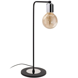 Φωτιστικό Επιτραπέζιο Harput 525NOR2170 Φ17x52cm 1xE27 40W Black-Silver Opviq