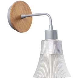 Φωτιστικό Τοίχου - Απλίκα Foca 525NOR3104 Φ13x28cm 1xE27 40W Natural-Silver Opviq