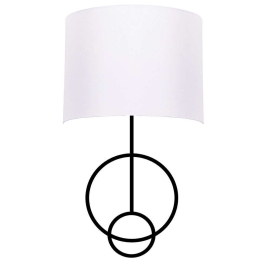 Φωτιστικό Τοίχου - Απλίκα Asaf 892OPV1332 15x24x52cm E27 40W Black-White Opviq