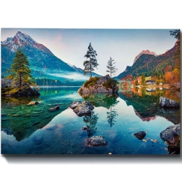 Πίνακας Καμβάς 529TCR1586 100x70cm Multi Wallity Οριζόντιοι Ξύλο, Καμβάς