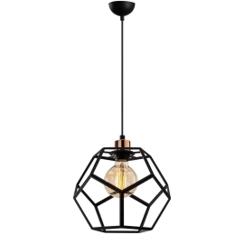 Φωτιστικό Οροφής Degirmen 527ABY1669 Φ26x120cm 1xE27 40W Black-Bronze Opviq