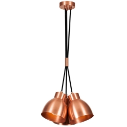 Φωτιστικό Οροφής Sivani 527ABY1722 Φ30x109cm 3xE27 40W Copper Opviq