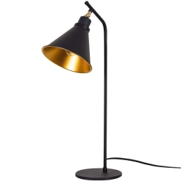 Φωτιστικό Επιτραπέζιο Sivani 527ABY2197 Φ28x50cm 1xE27 40W Black-Gold Opviq