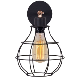 Φωτιστικό Τοίχου - Απλίκα Fellini 527ABY3171 20x23x32cm 1xE27 40W Black Opviq