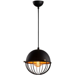 Φωτιστικό Οροφής Sivani Tel 892OPV1789 Φ20x116cm 1xE27 40W Black-Gold Opviq