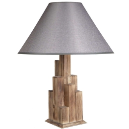 Φωτιστικό Επιτραπέζιο Kule 534LUN1120 Φ45x57cm E27 60W Brown-Grey Opviq