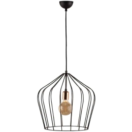 Φωτιστικό Οροφής Fellini 892OPV1791 Φ39x136cm 1xE27 40W Black Opviq