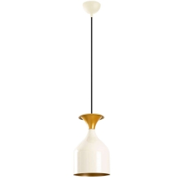 Φωτιστικό Οροφής Sivani 536NTD1147 Φ17x113cm 1xE27 40W White-Gold Opviq