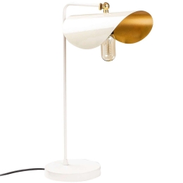 Φωτιστικό Επιτραπέζιο Sivani 536NTD3102 17x35x52cm 1xE27 40W White-Gold Opviq