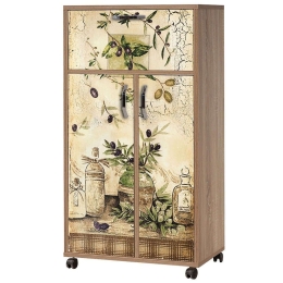 Ντουλάπι Kiler 869VEL4507 60x36x116cm Multi Μοριοσανίδα, Μελαμίνη