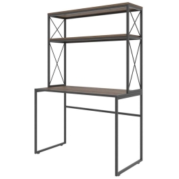 Γραφείο Mercan 854KLN1503 105x50x155cm Black-Pine