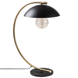 Φωτιστικό Επιτραπέζιο Sivani 521SHN2232 26x43x55cm 1xE27 40W Black-Gold Opviq